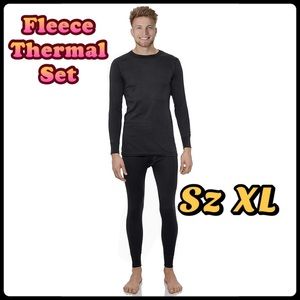 Men’s Fleece Thermal Set Sz XL